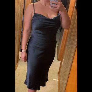 Satin Midi Dress